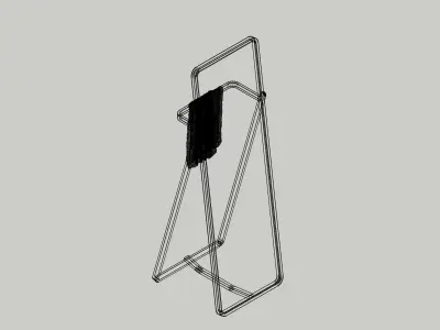 Stand Mirror IKEA IKORNNES Free 3D model