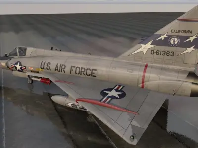 Convair F-102 Delta Dagger 3D model