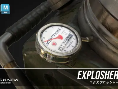 Prop - Weapon - Explosher  3D model