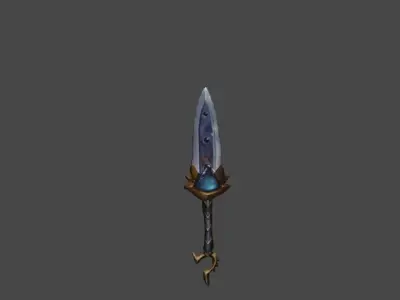 Zeloeman Sword A 61 Low-poly 3D model