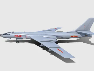 Xian H-6 3D model