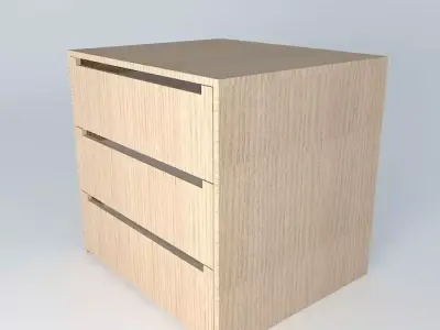 closet internal drawers Free 3D model