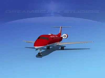 Embraer ERJ-135 Northwest Airlink 3D model
