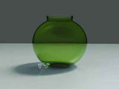 Vase Set Free low-poly 3D model