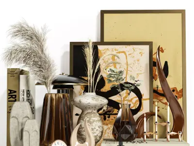 decorative set Vol005 Free 3D model