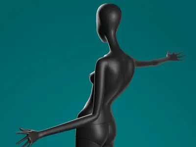 Mannequin 605 coll60 3D model