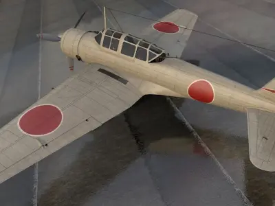 Mitsubishi Ki-51 Type 99 Sonia 3D model