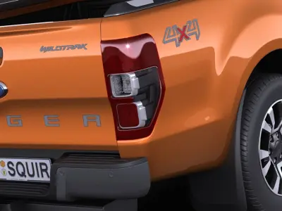 Ford Ranger wildtrak 2017 3D model