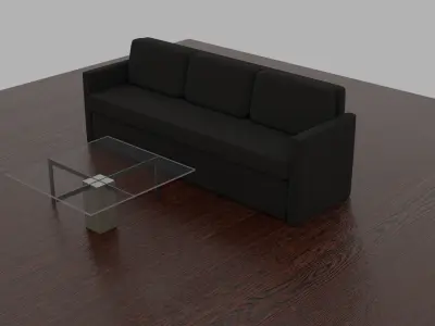 Sofa 3D model Free 3D model