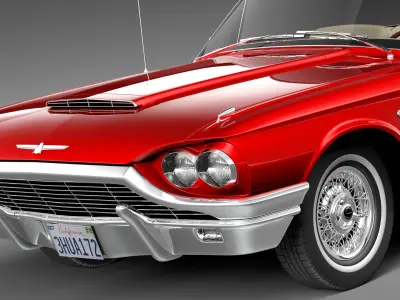 Ford Thunderbird Convertible 1965 3D model