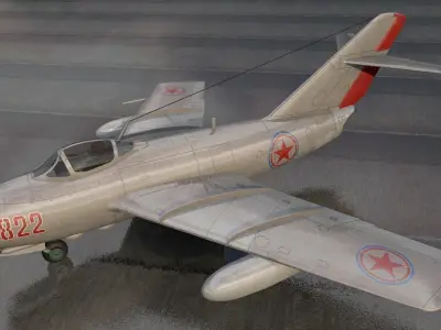 Mikoyan-Gurevich MIG-15 Fagot 3D model
