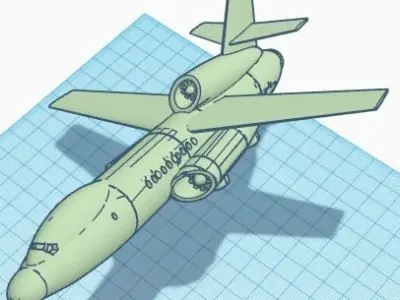 Jackson jet from ufo tv show 3D print model