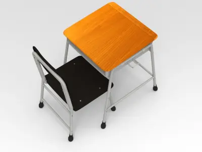 Writing Desk 3D model