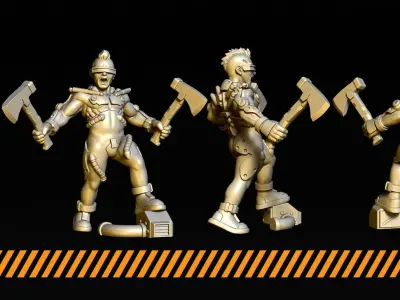 Transhumans 3D print model