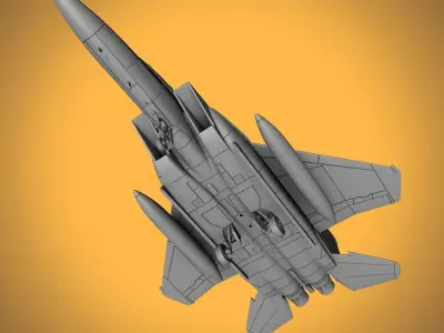 F-15 EAGLE SCALE 1-72 PRINTABLE STL FILES 3D print model