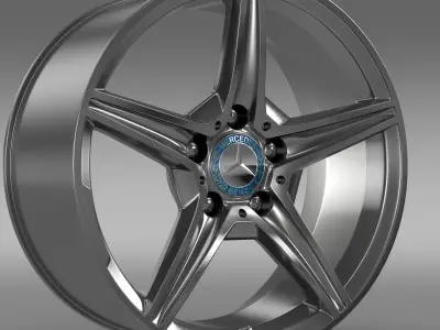 Mercedes Benz C 400 4Matic AMG line rim 3D model