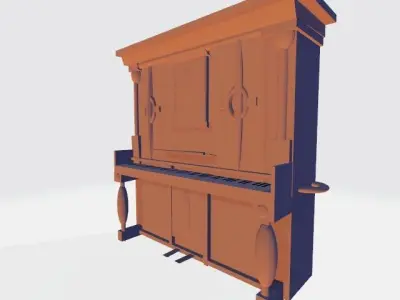 old pianos Free 3D model