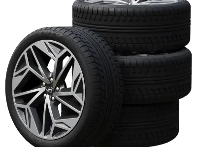 Hyundai wheels 3D model