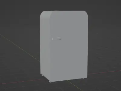 Scary Fridge  Free 3D model