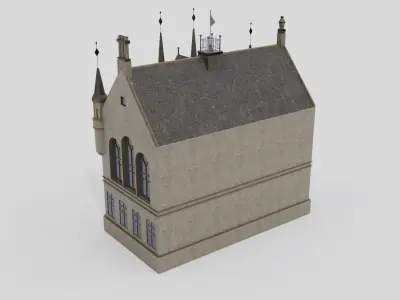 Inverness Stone Townhouse building 3D model