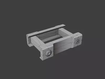 Double Picatinny Clamp Free low-poly 3D model