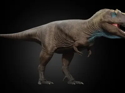 Daspletosaurus torosus Low-poly 3D model