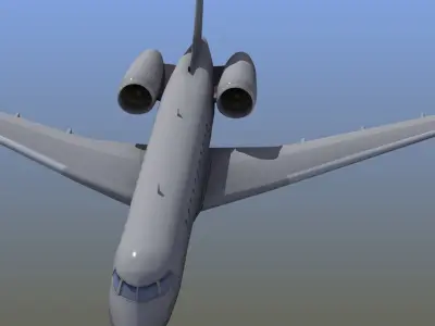 Global Express Aircraft 3D model