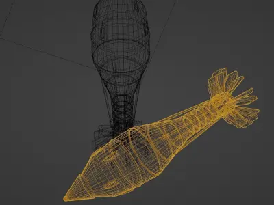 war head bomb Free low-poly 3D model