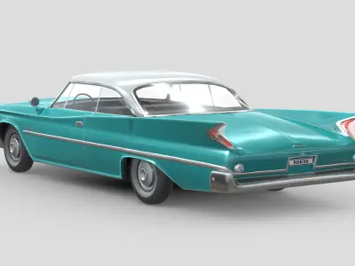Chrysler Saratoga 1960 Free low-poly 3D model