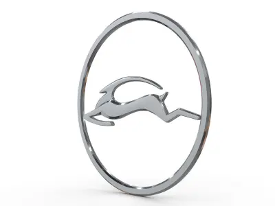 Impala logo 3D model