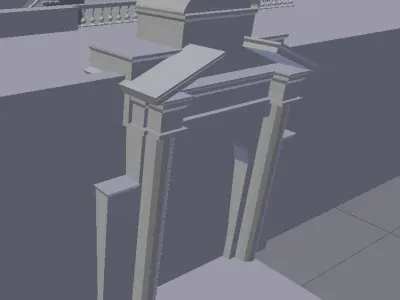 Castle de la Fartin Low-poly 3D model