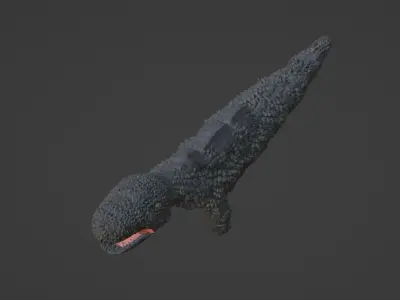 free sea monster titan model Free 3D model