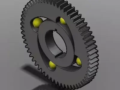 Over Running Clutch Free 3D model