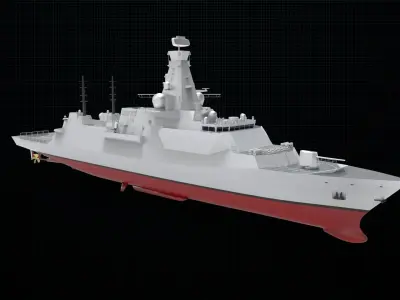 Frigate type 26 3D model