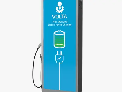 Volta Electric Vehicle Charger 3D model