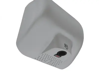 Xlerator Hand Dryer- Stainless Steel 3D model