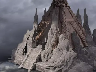 Great Hatshepsut temple 3D model