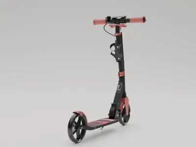 Electronic Bike Low-poly 3D model