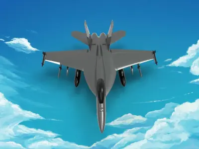 McDonnell Douglas FA-18 Hornet 3D model