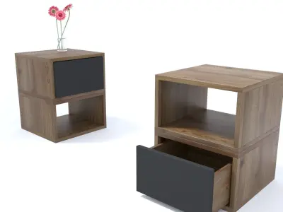 Nightstand Curbstone  Free 3D model
