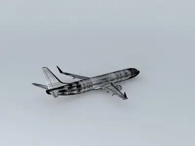 airplane passenger Free 3D model