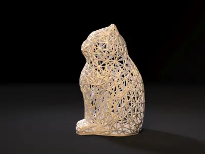 Cat decor Free 3D print model