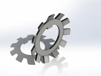 Arruela de Fixacao SKF MB 3 Fixing Washer 3D model