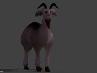 goat creature 3D model