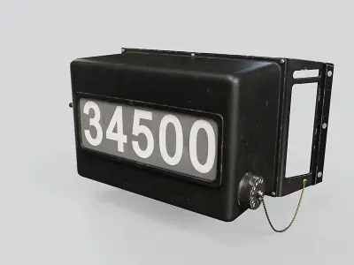 Weight Board Low-poly 3D model