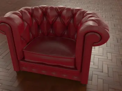 Armchair Frau Free 3D model