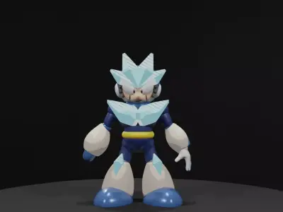 Geminiman Low-poly 3D model