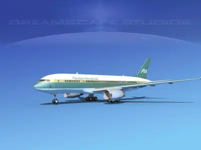 Boeing 787-8 Pakistan Intl 3D model