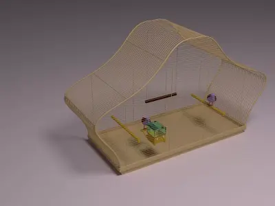 The Birdcage bird cage Free 3D model