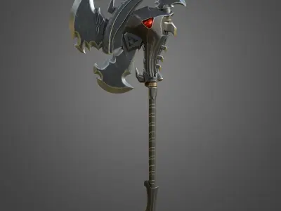 Model Legendary Revenant weapon high poly 3D model